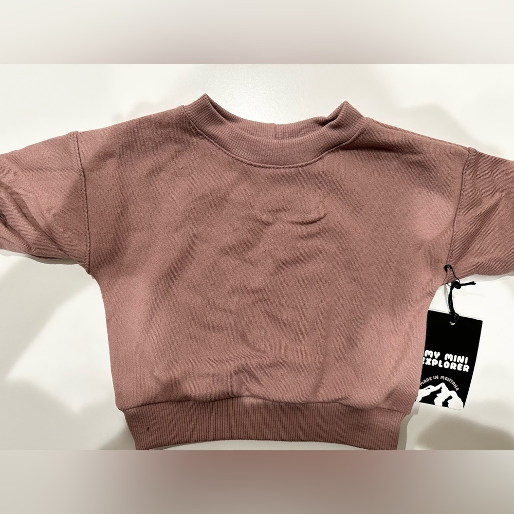 Organic lilac sweatshirt